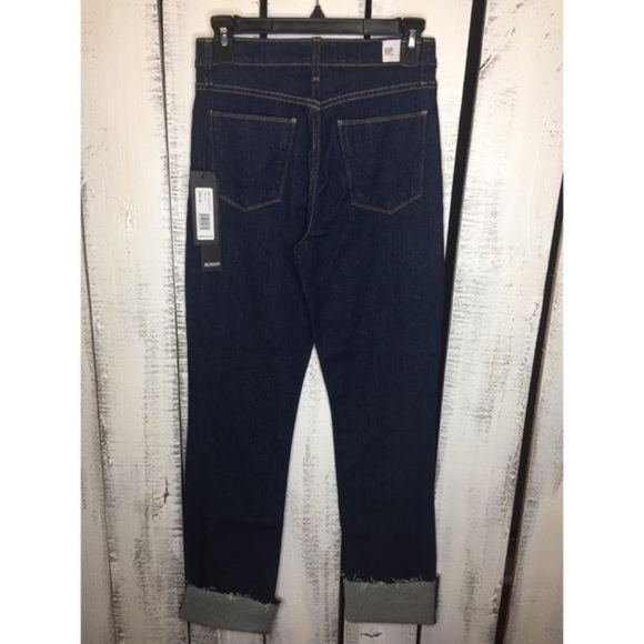 Hudson Zoeey High Rise Cuff Straight Crop … - Picture 3 of 8